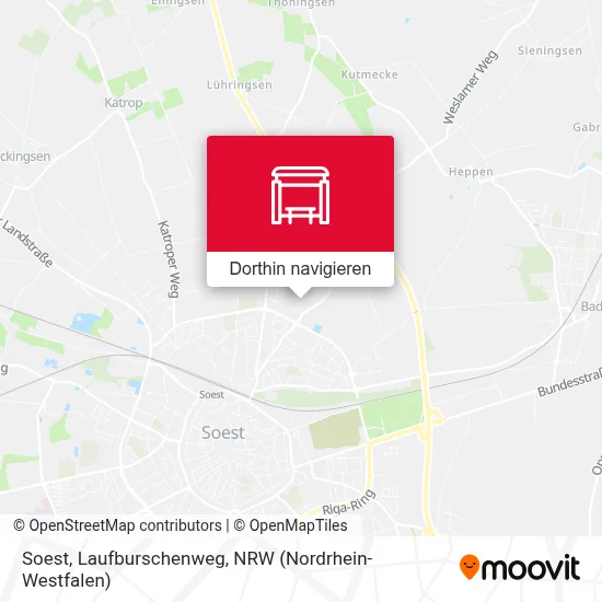 Soest, Laufburschenweg Karte