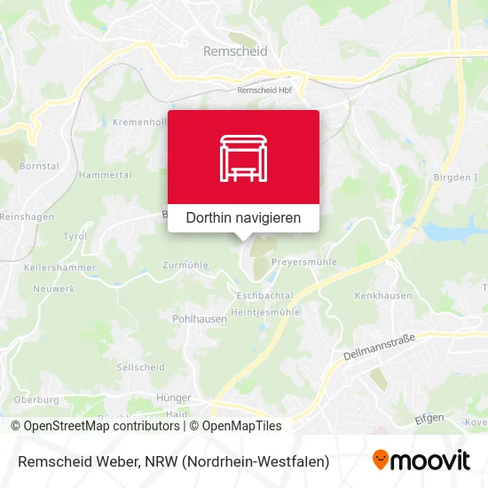 Remscheid Weber Karte