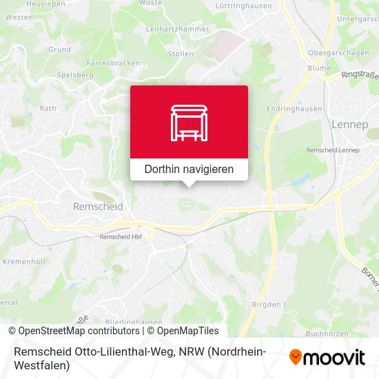 Remscheid Otto-Lilienthal-Weg Karte