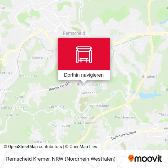 Remscheid Kremer Karte