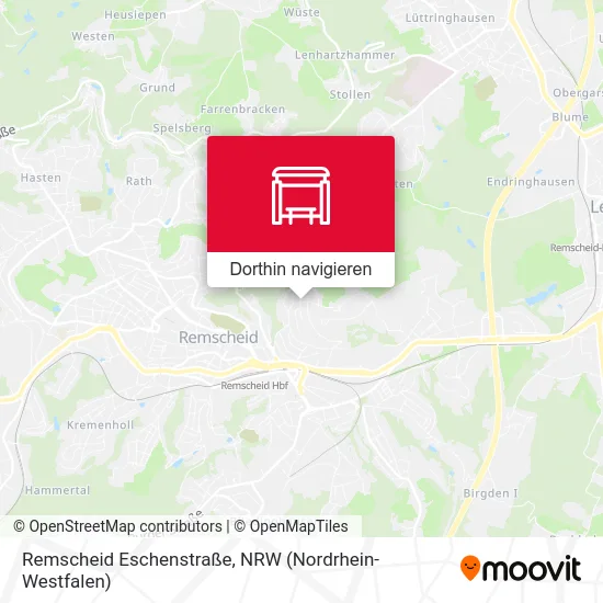 Remscheid Eschenstraße Karte