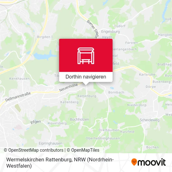 Wermelskirchen Rattenburg Karte