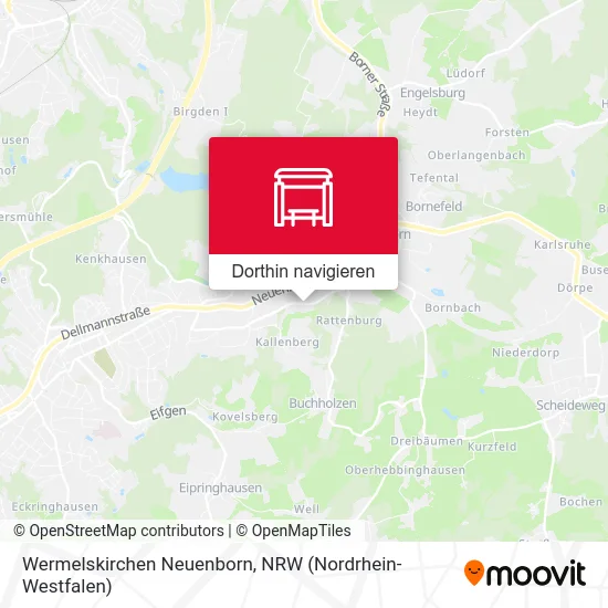 Wermelskirchen Neuenborn Karte