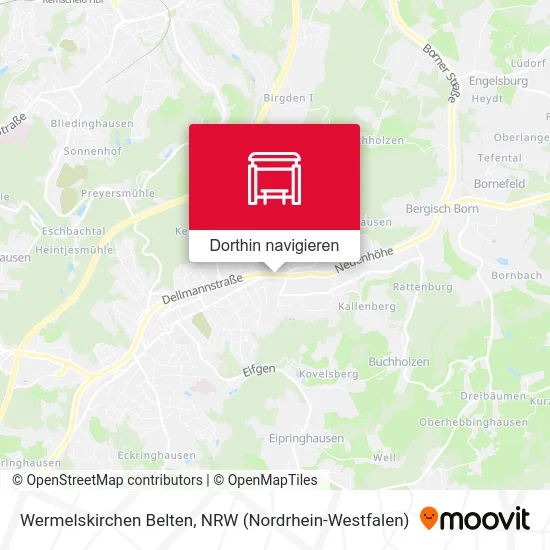 Wermelskirchen Belten Karte