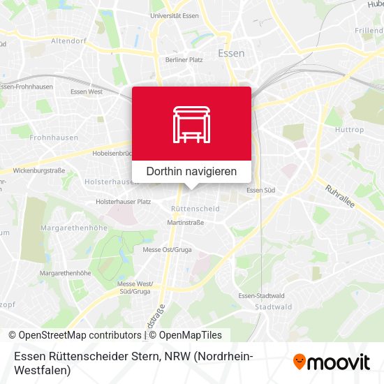 Essen Rüttenscheider Stern Karte