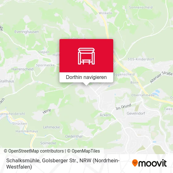 Schalksmühle, Golsberger Str. Karte