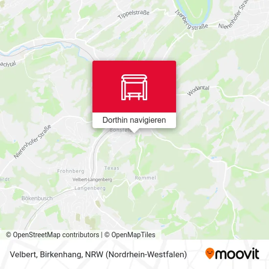 Velbert, Birkenhang Karte