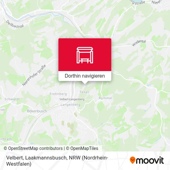 Velbert, Laakmannsbusch Karte