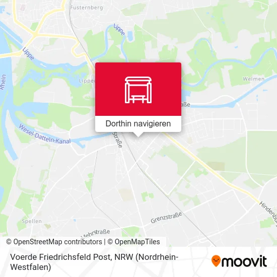 Voerde Friedrichsfeld Post Karte