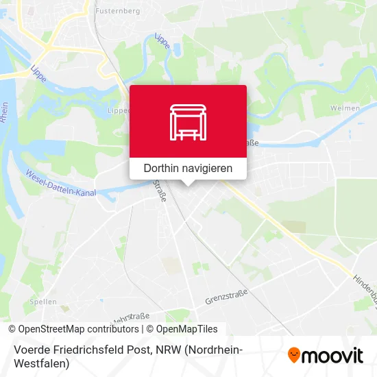 Voerde Friedrichsfeld Post Karte