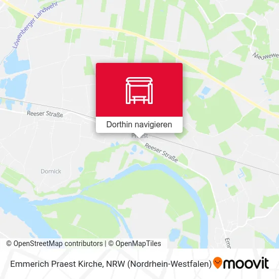 Emmerich Praest Kirche Karte