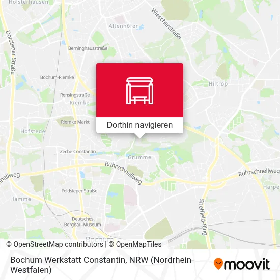 Bochum Werkstatt Constantin Karte