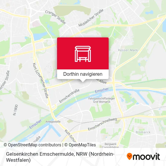 Gelsenkirchen Emschermulde Karte