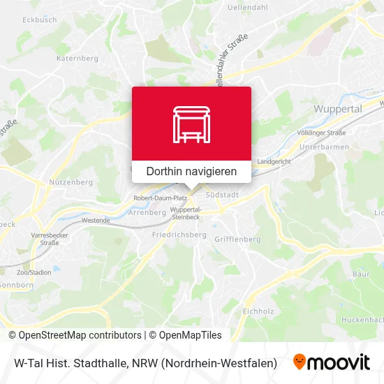 W-Tal Hist. Stadthalle Karte