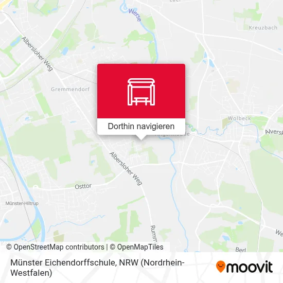 Münster Eichendorffschule Karte