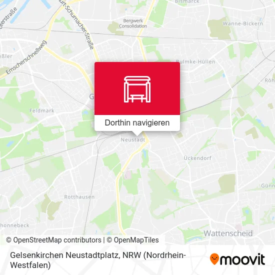 Gelsenkirchen Neustadtplatz Karte