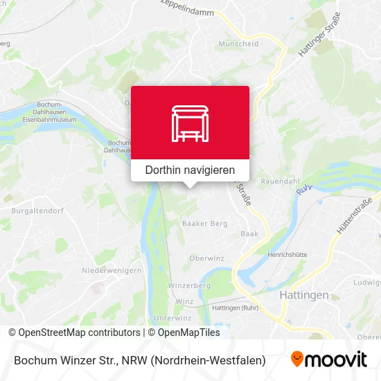 Bochum Winzer Str. Karte