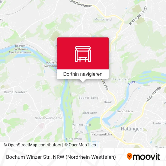 Bochum Winzer Str. Karte