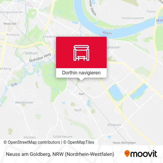 Neuss am Goldberg Karte