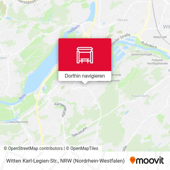 Witten Karl-Legien-Str. Karte