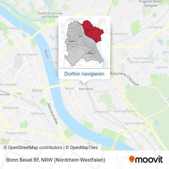 Bonn Beuel Bf Karte