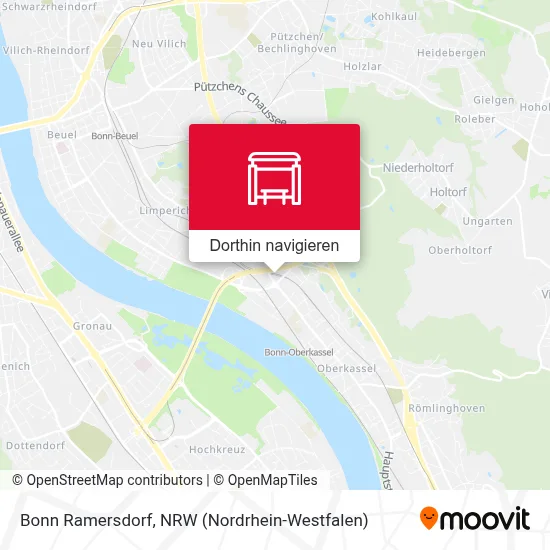 Bonn Ramersdorf Karte