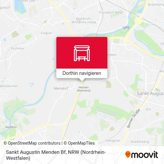 Sankt Augustin Menden Bf Karte
