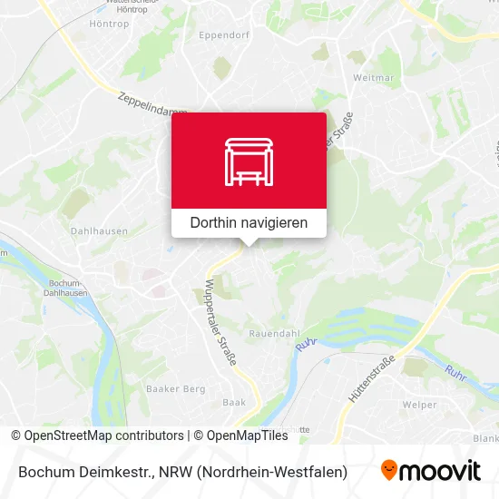 Bochum Deimkestr. Karte