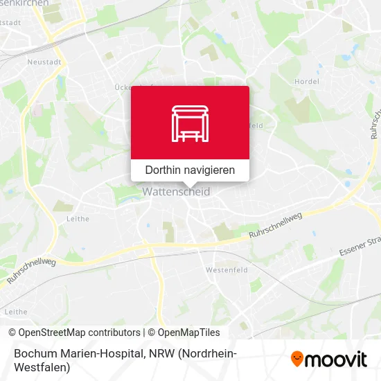 Bochum Marien-Hospital Karte