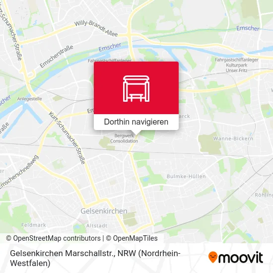 Gelsenkirchen Marschallstr. Karte