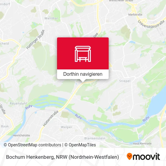 Bochum Henkenberg Karte