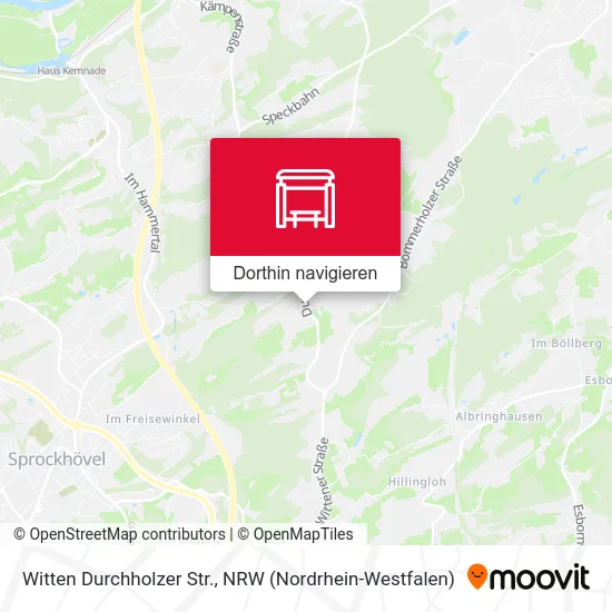 Witten Durchholzer Str. Karte