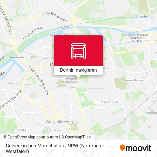 Gelsenkirchen Marschallstr. Karte