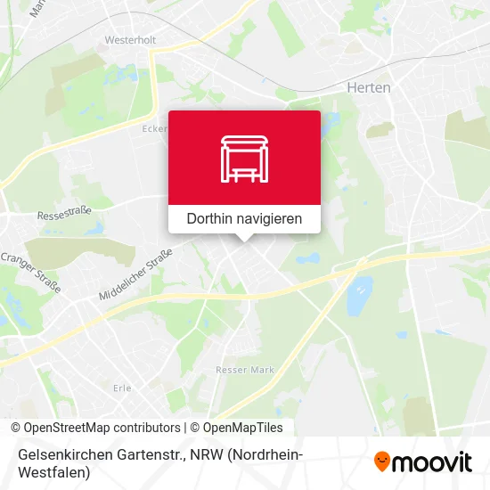 Gelsenkirchen Gartenstr. Karte