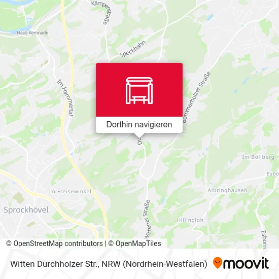 Witten Durchholzer Str. Karte