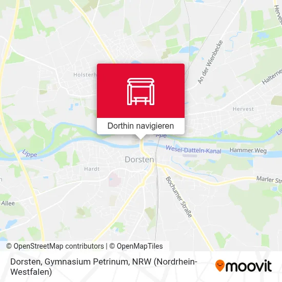 Dorsten, Gymnasium Petrinum Karte