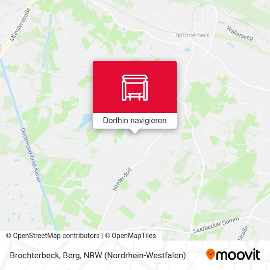 Brochterbeck, Berg Karte