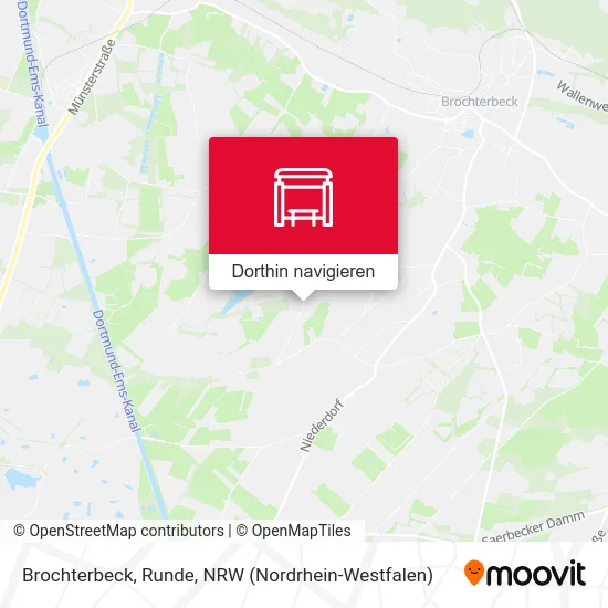 Brochterbeck, Runde Karte