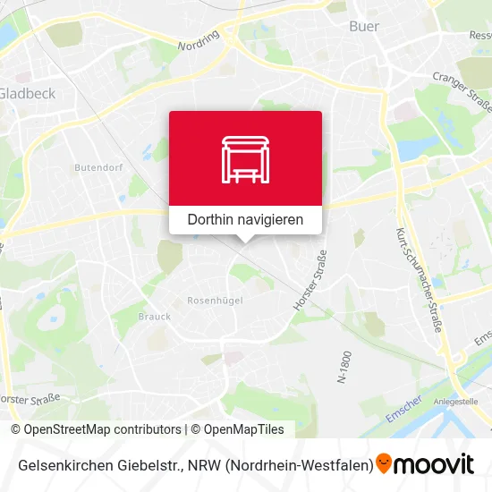 Gelsenkirchen Giebelstr. Karte