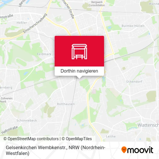 Gelsenkirchen Wembkenstr. Karte