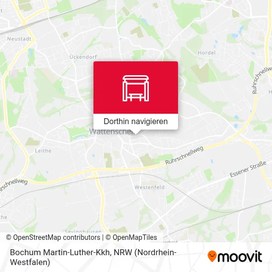 Bochum Martin-Luther-Kkh Karte
