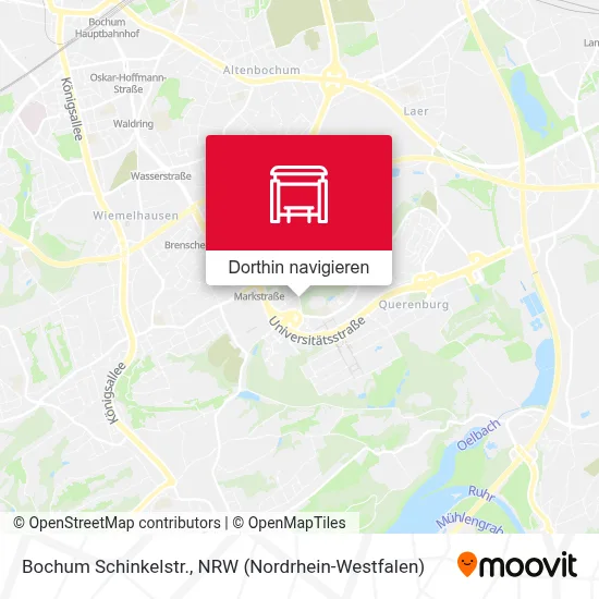 Bochum Schinkelstr. Karte