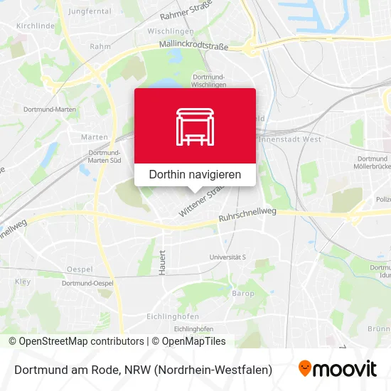 Dortmund am Rode Karte