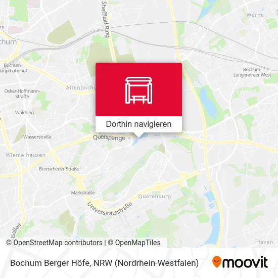 Bochum Berger Höfe Karte