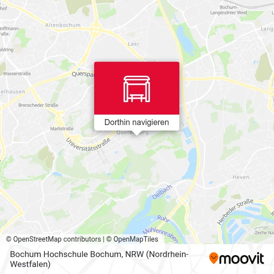 Bochum Hochschule Bochum Karte