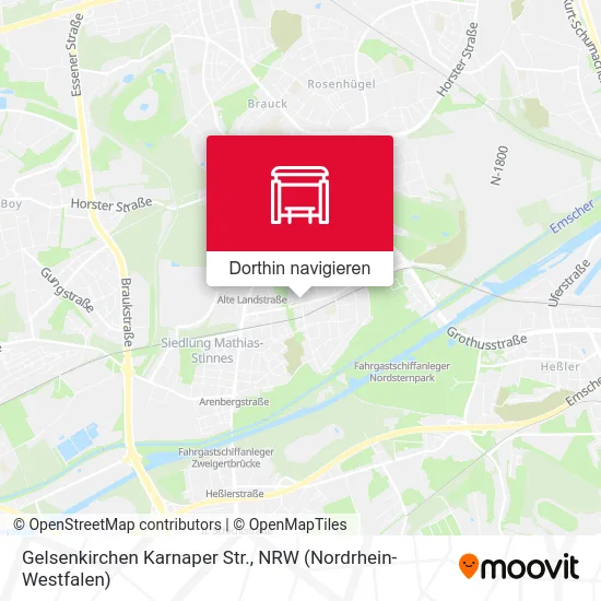 Gelsenkirchen Karnaper Str. Karte