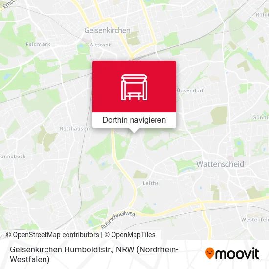 Gelsenkirchen Humboldtstr. Karte