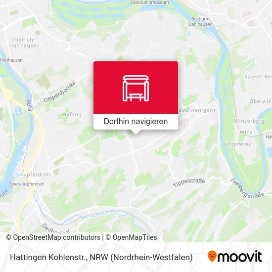 Hattingen Kohlenstr. Karte