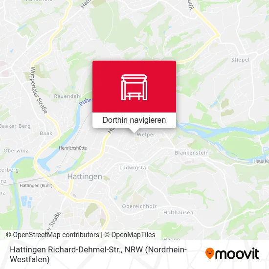 Hattingen Richard-Dehmel-Str. Karte