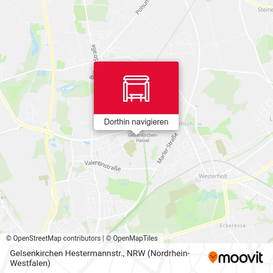 Gelsenkirchen Hestermannstr. Karte